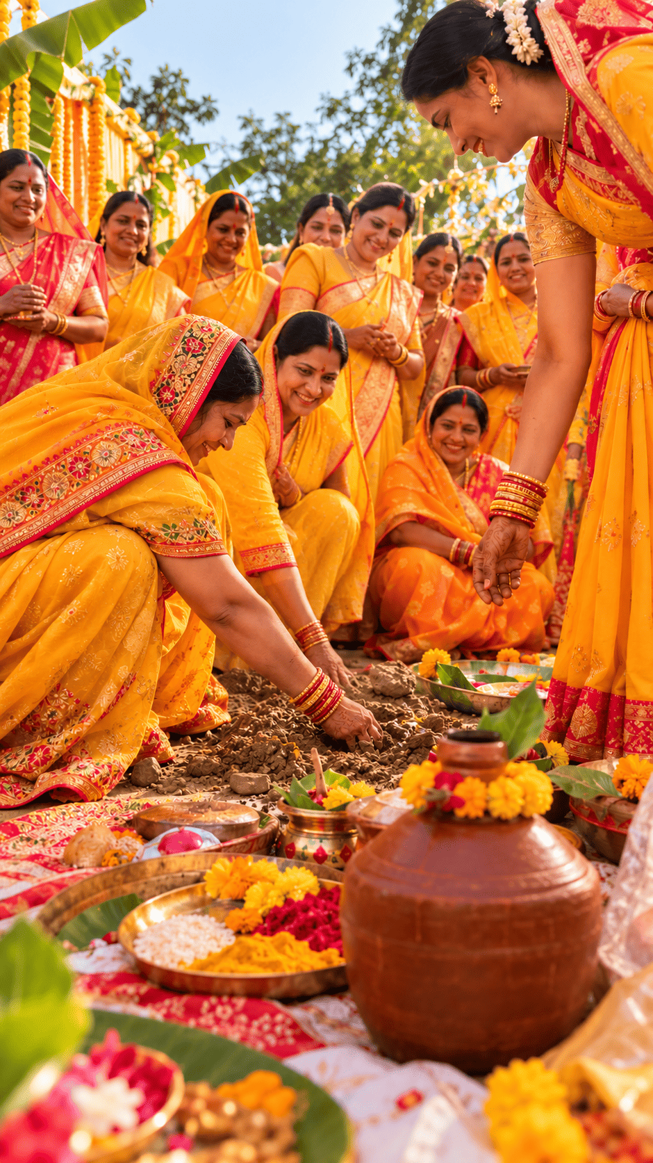 Matkor Celebrations at At the family home